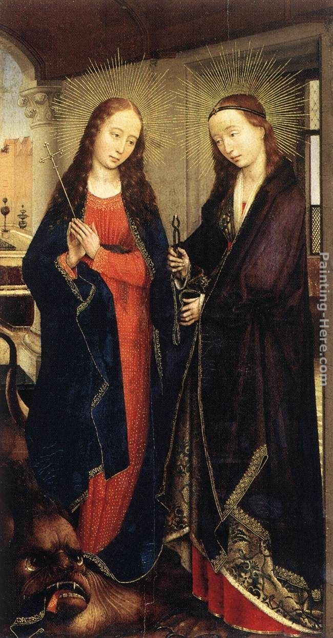 Rogier van der Weyden Sts Margaret and Apollonia